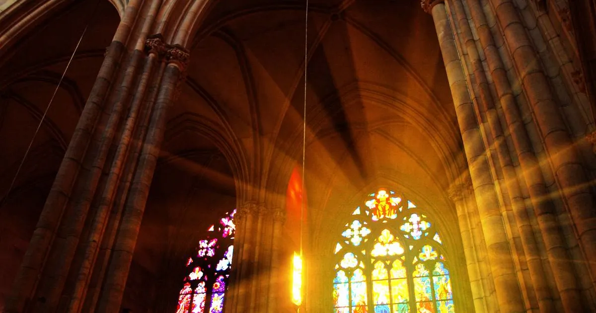 Church worship in the dark